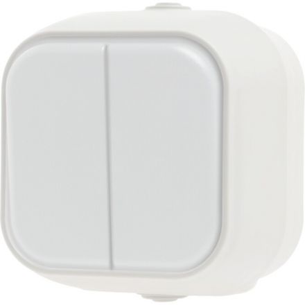 GEYER Διακόπτης K/R Εξωτερικός Λευκός IP54
