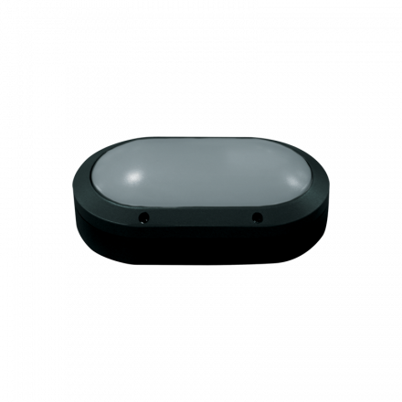 ACA Απλίκα LED E27 max.40W 218x135x65mm RAL C0026 Μαύρη IP54