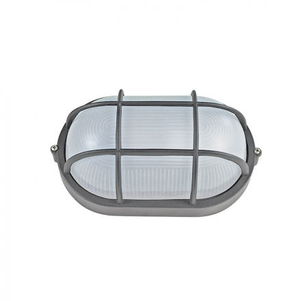 ACA Χελώνα E27 208mm Με Πλέγμα RAL7016M Γκρι