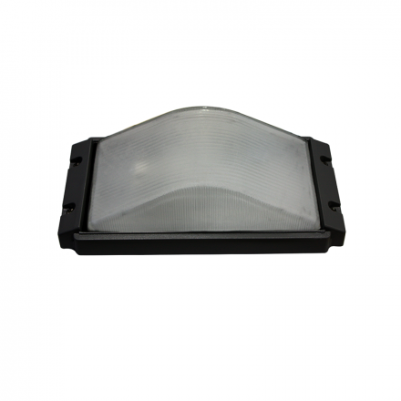 ACA Απλίκα LED E27 60W RAL C0026 HI5262BMS Μαύρη IP54