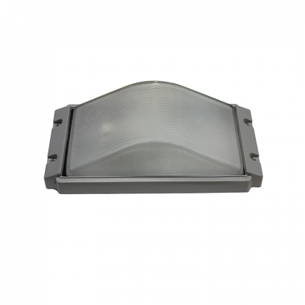 ACA Απλίκα LED E27 60W RAL7016M Γκρι IP54