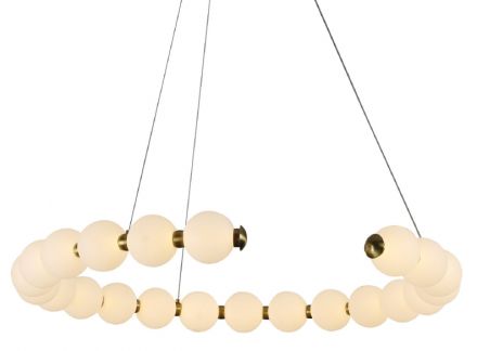 LOLLY Κρεμαστό Φωτιστικό LED 30W 3CCT - Ορείχαλκος - Ακρυλικό