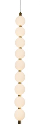 LOLLY Κρεμαστό Φωτιστικό LED 14W 3CCT - Ορείχαλκος -Ακρυλικό