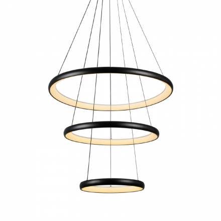 HARMONY Κρεμαστό Φωτιστικό LED 60W CCT - Μαύρο