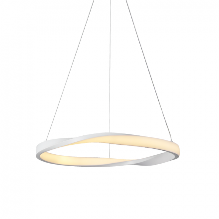 HARMONY Κρεμαστό Φωτιστικό Φ80 LED 42W 3CCT - Λευκό  
