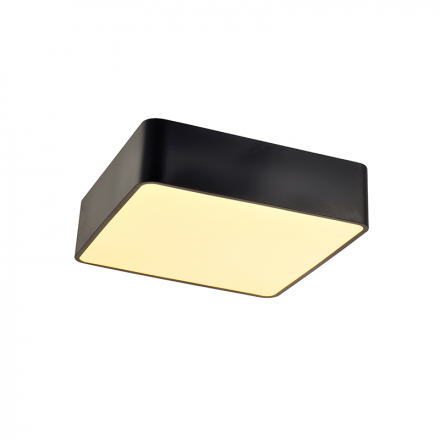 ACA Πλαφονιέρα LED 40W CCT EMERY Μέταλλο Μαύρο
