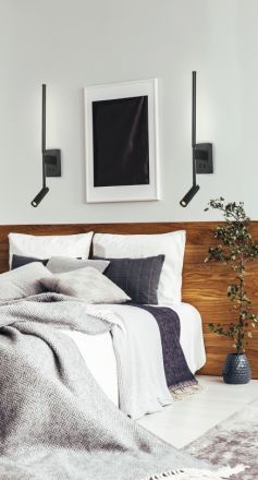 ACA Επίτοιχο Φωτιστικό LED 5W+COB 3W 3000K CONCERTO Λευκο Μέταλλο