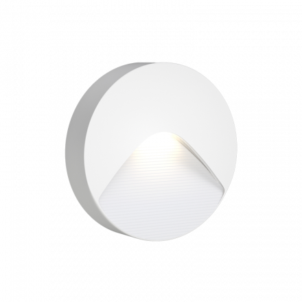 InLight Horseshoe LED 2W 3CCT Outdoor Wall Lamp White D:12.8cmx3cm (80201920)