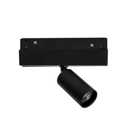 ACA Μαγνητικό Mini Spot Ράγας 48V DC 6W 3000K 600Lm 24° Osram RA90 Φ30*60mm