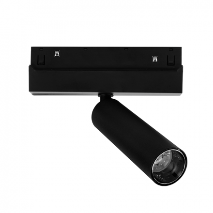 ACA Μαγνητικό Mini Spot Ράγας 48V DC 8W 4000K 850Lm 24° Osram RA90 Φ30*110mm