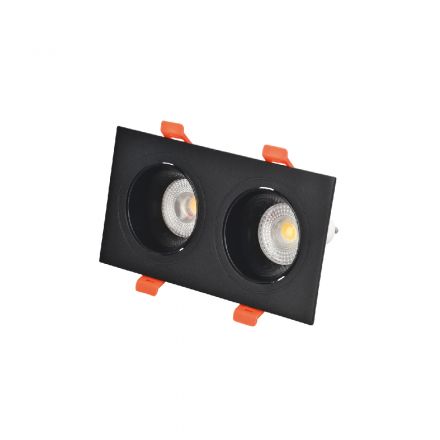 Inlight Χωνευτό Spot GU10 Μαύρο