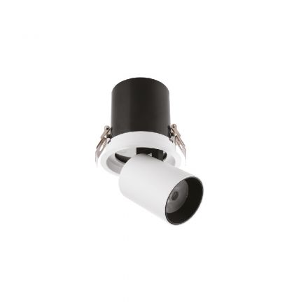 Inlight Χωνευτό Spot LED 10W 3CCT Λευκό-Μαύρο