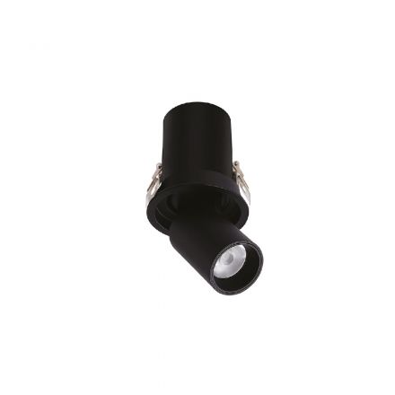 Inlight Χωνευτό Spot LED 10W 3CCT Μαύρο X00180B