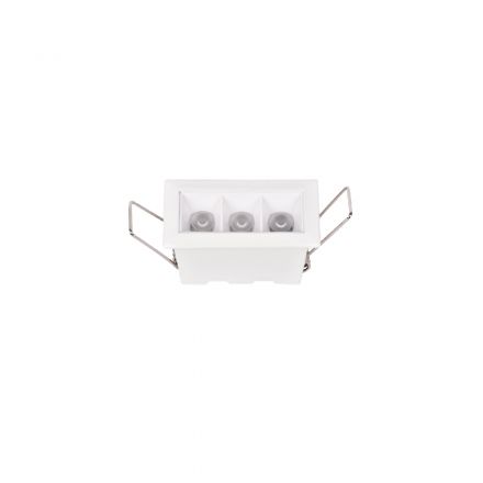 Inlight Χωνευτό Spot LED 3x3W 3CCT Λευκό