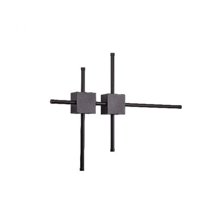 Inlight Επιτοίχιο Φωτιστικό LED 21W 3CCT Μαύρο Μέταλλο (43048-BL)