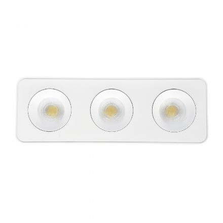 Inlight Επίτοιχο Spot LED 3x8W 3CCT Λευκό