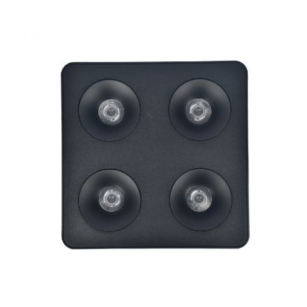 Inlight Επίτοιχο Spot LED 4x8W 3CCT Μαύρο