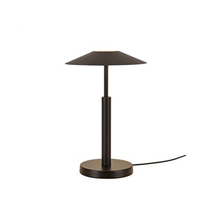 Inlight Επιτραπέζιο Φωτιστικό σε Μαύρο LED 10W D:28x45cm