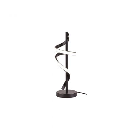 Inlight Επιτραπέζιο Φωτιστικό σε Μαύρο LED 14W D:15x46cm