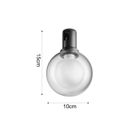 InLight Φωτιστικό LED 4W 3000K για Chandler Ράγα σε Μαύρο 10cmx15cm (13C-00071)