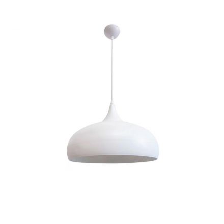 InLight Κρεμαστό Φωτιστικό Λευκό Μέταλλο 1xE27 D:36cm (4052-WH)
