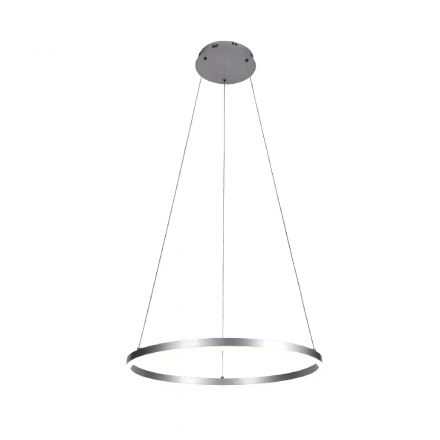 Inlight Κρεμαστό Φωτιστικό LED 45W 3CCT Με Διακόπτη D:100cm 6095-AA-Silver
