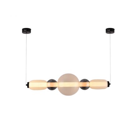 Inlight Κρεμαστό Φωτιστικό LED 50W από Γυαλί D:80x20cm