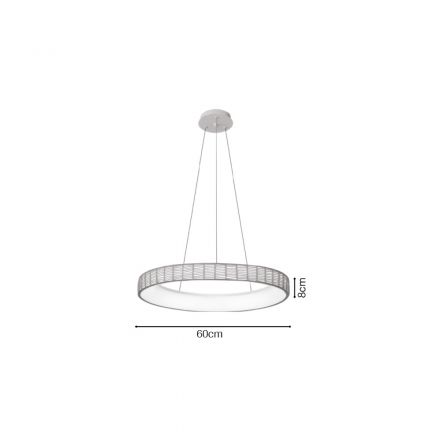 InLight Κρεμαστό Φωτιστικό LED Σχοινί 3CCT. 32W 60x8cm (42041)