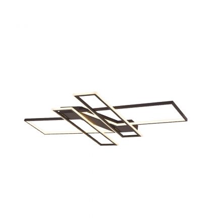 Inlight Πλαφονιέρα Οροφής LED 100W 3CCT Μαύρο D:120x80cm