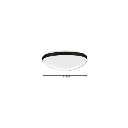 InLight Πλαφονιέρα Οροφής LED 25W 3CCT Λευκό Μέταλλο και Ακρυλικό 61.5x5cm (42043-White)