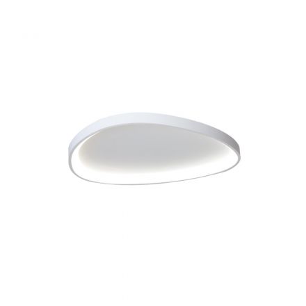 InLight Πλαφονιέρα Οροφής LED 25W 3CCT Λευκό Μέταλλο και Ακρυλικό 61.5x5cm (42043-White)