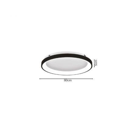 InLight Πλαφονιέρα Οροφής LED 28W 3CCT Λευκό Μέταλλο και Ακρυλικό 80x5cm (42044-B-White)