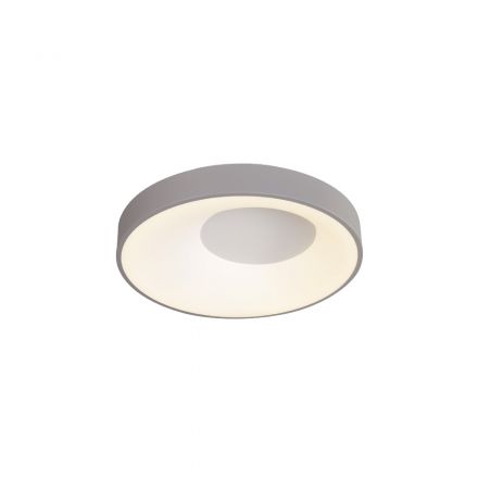 InLight Πλαφονιέρα Οροφής LED 36W 3CCT Γκρι Μέταλλο και Ακρυλικό 48cm (42040-Grey)