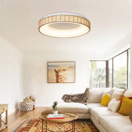 InLight Πλαφονιέρα Οροφής LED Σχοινί 3CCT. 25W 50x9.5cm (42042)