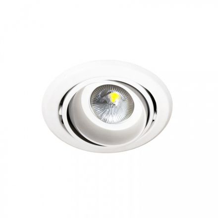Χωνευτό Spot Περιστρεφόμενο LED 42W 6500K 5910Lm 60° IP20 Λευκό 195x115mm DOS195-G