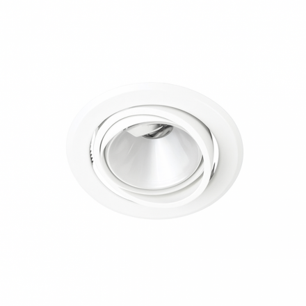 Χωνευτό Spot Περιστρεφόμενο LED 34W 6500K 4180Lm 60° IP20 Λευκό 195x95mm