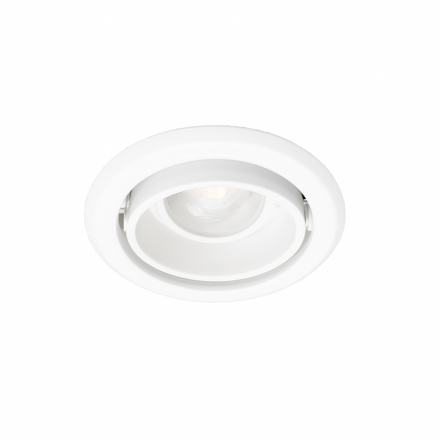 Χωνευτό Spot Περιστρεφόμενο LED 34W 6500K 4180Lm 90° IP20 Λευκό 195x95mm