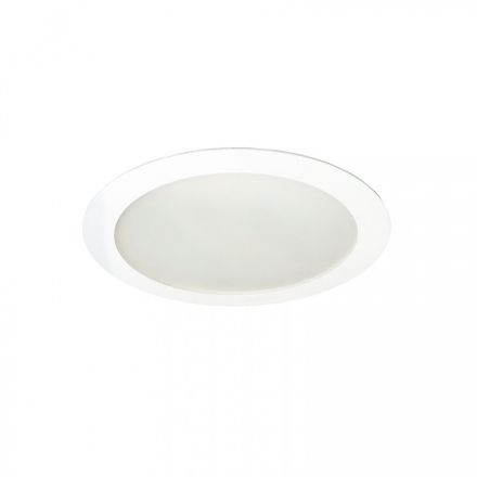 Interlight Χωνευτό LED Panel Slim Φ22cm 18W UGR<19 Αλουμίνιο Λευκό