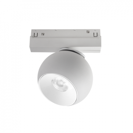 ACA Μαγνητικό Σποτ 48V 12W 4000K 1050Lm 36° Osram RA90 Φ100x134mm Λευκό Ματ