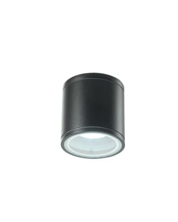 Ondaluce Φωτιστικό Οροφής LED GU10 Jubo Μαύρο IP54