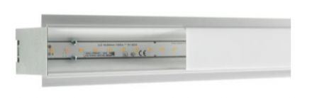 Kalfex Γραμμικό Φωτιστικό LED Χωνευτό Trimless 92000-1 Κανονικής Απόδοσης