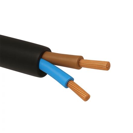 Καλώδιο Εύκαμπτο H03VV-F 2X0.75mm² Μαύρο