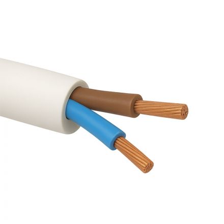 Καλώδιο Εύκαμπτο H05VV-F 2Χ2,5mm² Λευκό