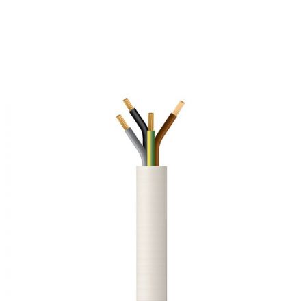 Καλώδιο Εύκαμπτο H05VV-F 4x1,5mm² Λευκό