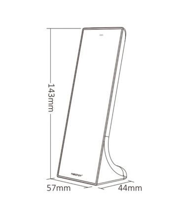 Κάθετο Τηλεχειριστήριο LED RGB+CCT 2.4GHZ A-Y3-W Μαύρο IP20
