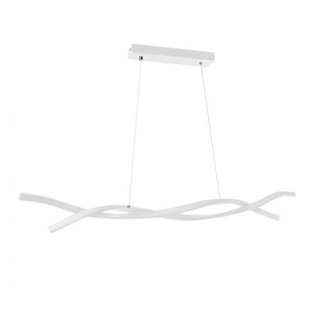MORALES 61276 Κρεμαστό Φωτιστικό LED Οροφής 54W CCT Dimmable Λευκό 90cm