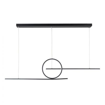 TEREZA Κρεμαστό Φωτιστικό LED 67W - 3CCT Μαύρο Μ110cm