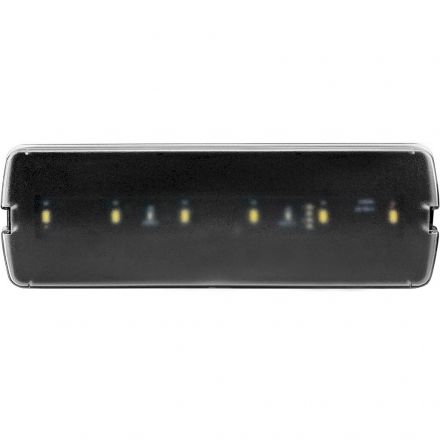 GEYER LED Φωτιστικό Ασφαλείας 1W 6500K Μαύρο