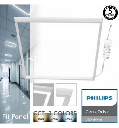 Πλαίσιο Φωτισμού Πάνελ LED 44W 60×60 CCT