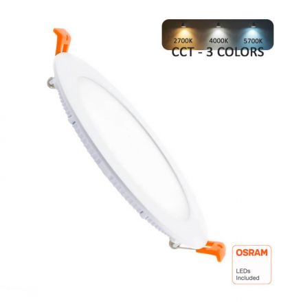 LED Panel Χωνευτό Osram Chip 10W CCT